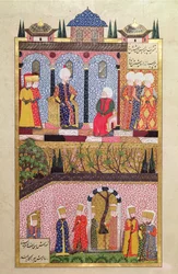 La présentation de cadeaux à Suleyman I (1495-1566) à l